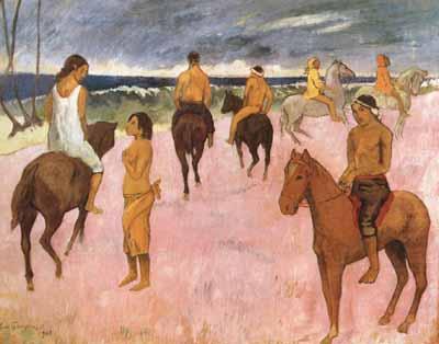 Riders on the Beach (mk07), Paul Gauguin